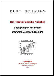 Sonderheft Brecht zum 50. Todestag