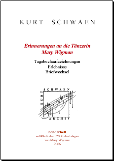 Sonderheft Mary Wigman
